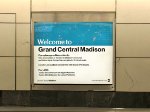 Grand Central Madison welcome sign